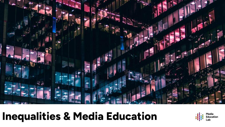 Inequalities and Media Education Webinar
